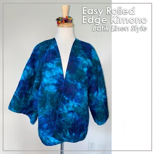 Fashion Duo - Easy Rolled Edge Kimono - Linen