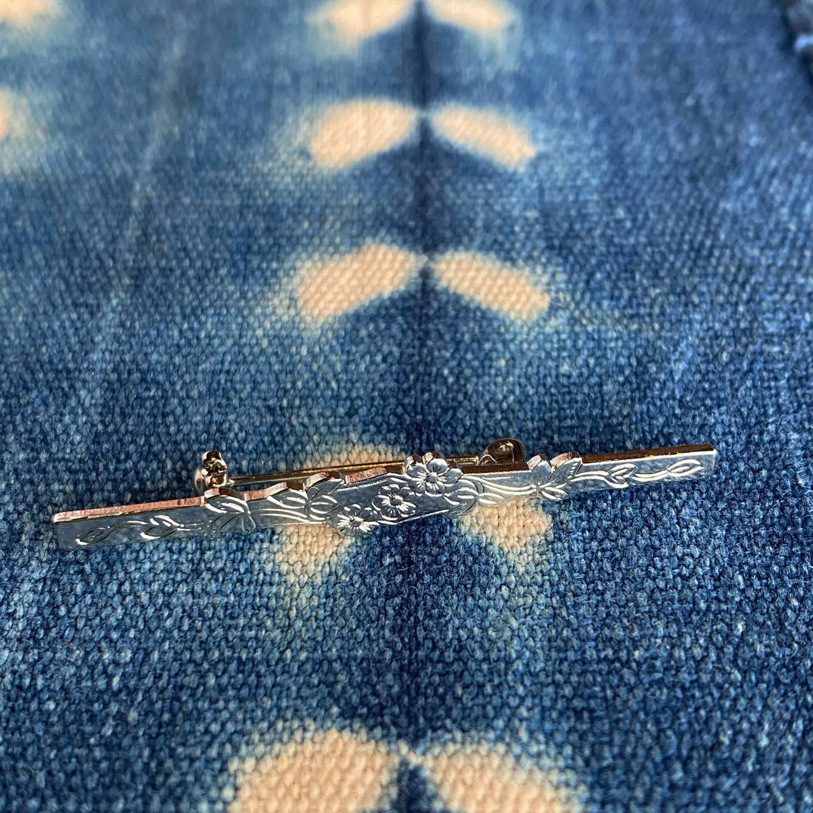 Floral Bar Pin