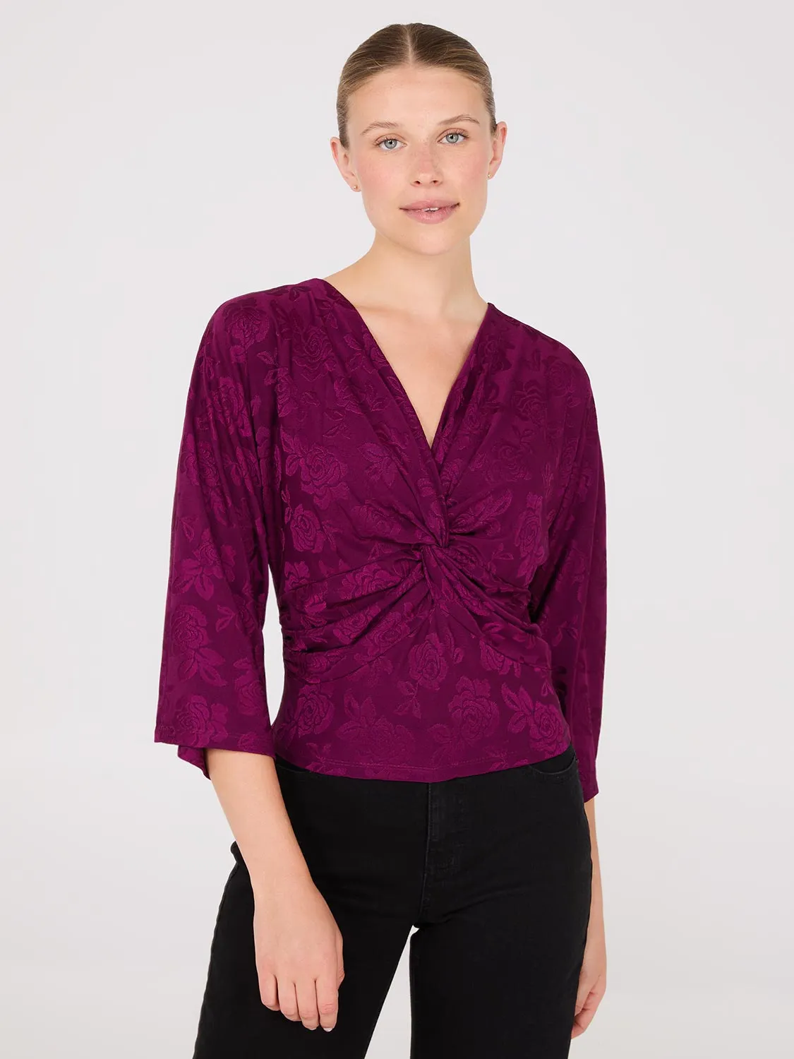 Front Knot Kimono