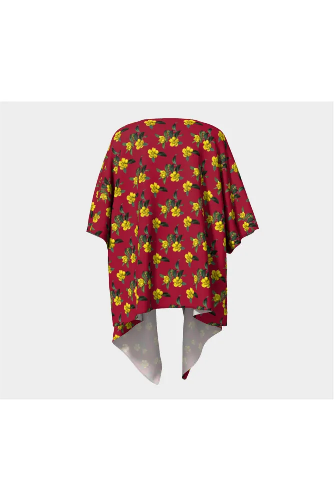 Golden Guinea Draped Kimono