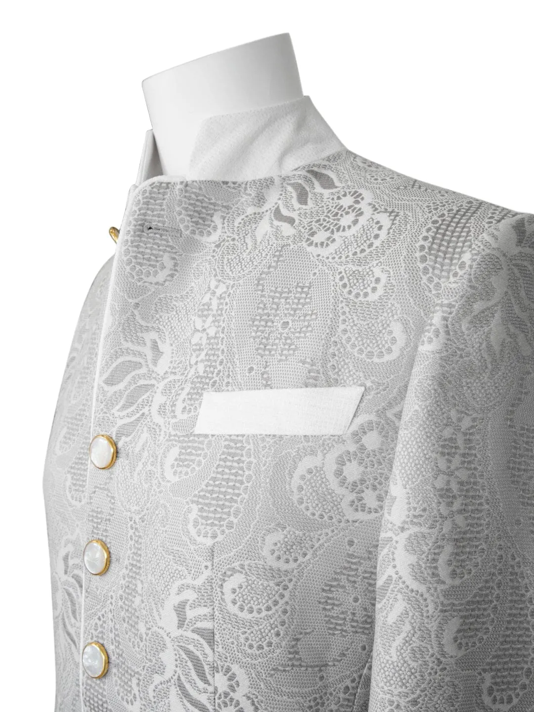 Grigio Damask Mandani Jacket