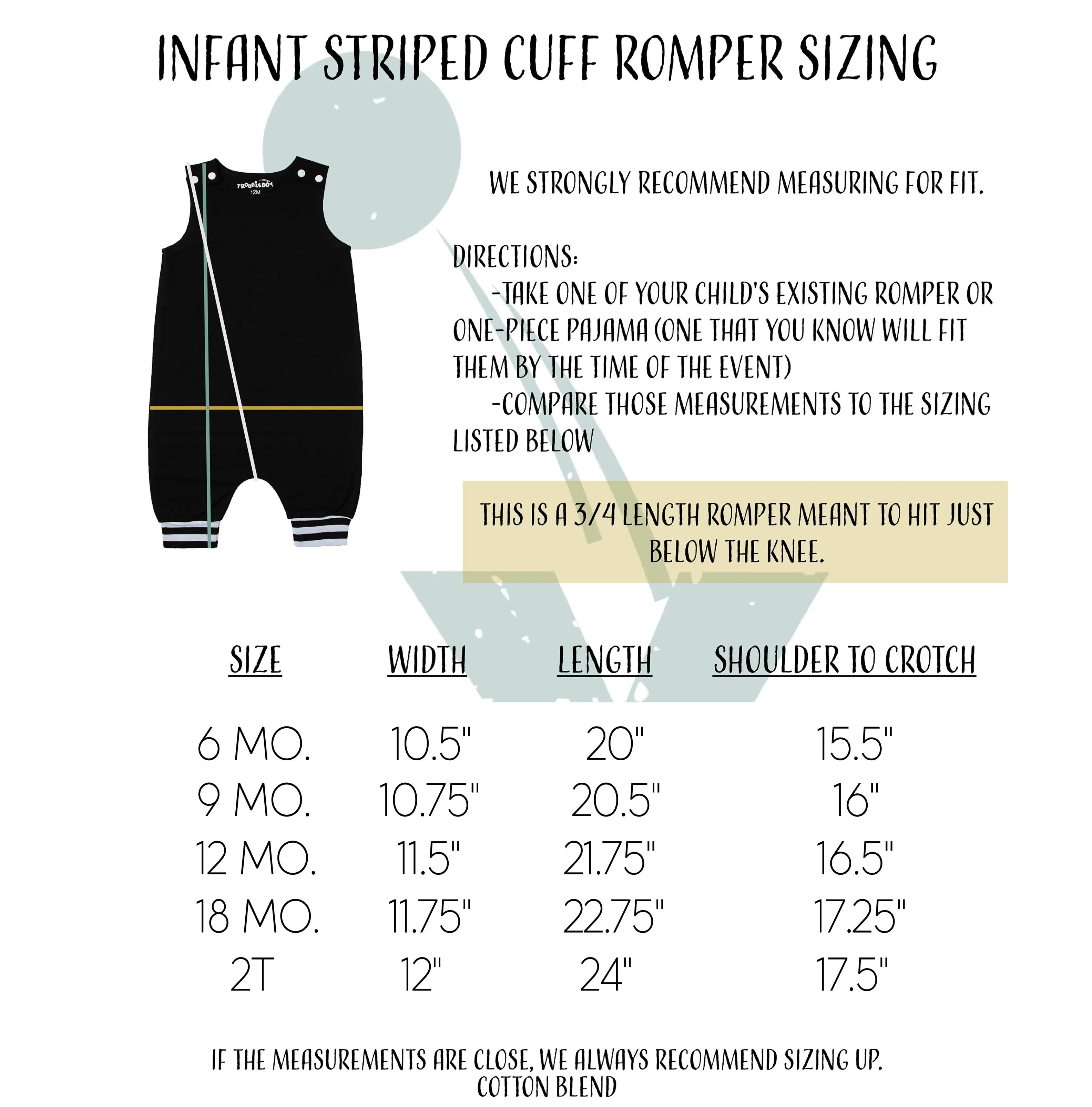 Halfway to One Cookie Birthday Romper with Striped Cuff