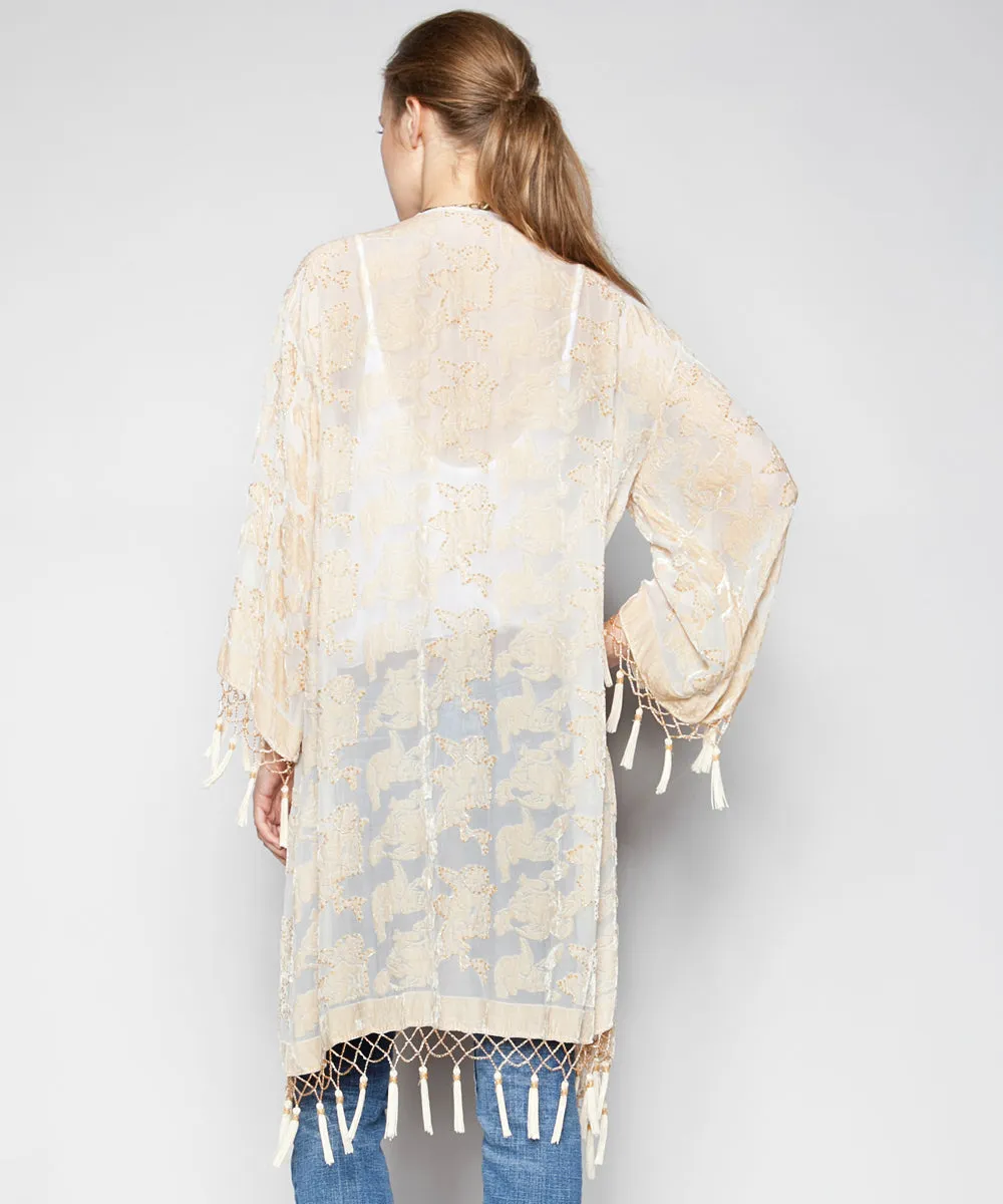 HEART FULL OF SOUL VELVET KIMONO