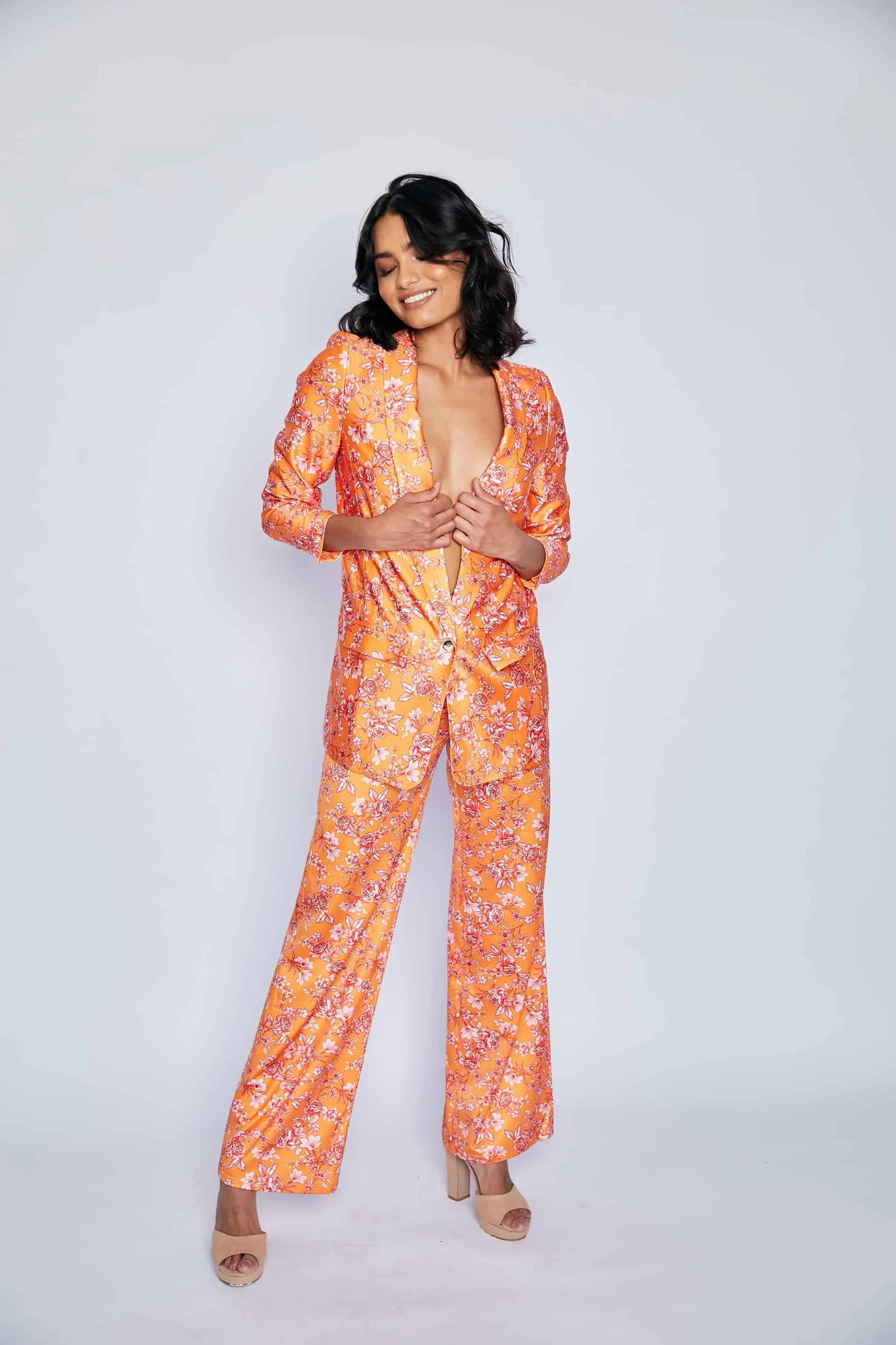 Hepburn Jacket - Peach