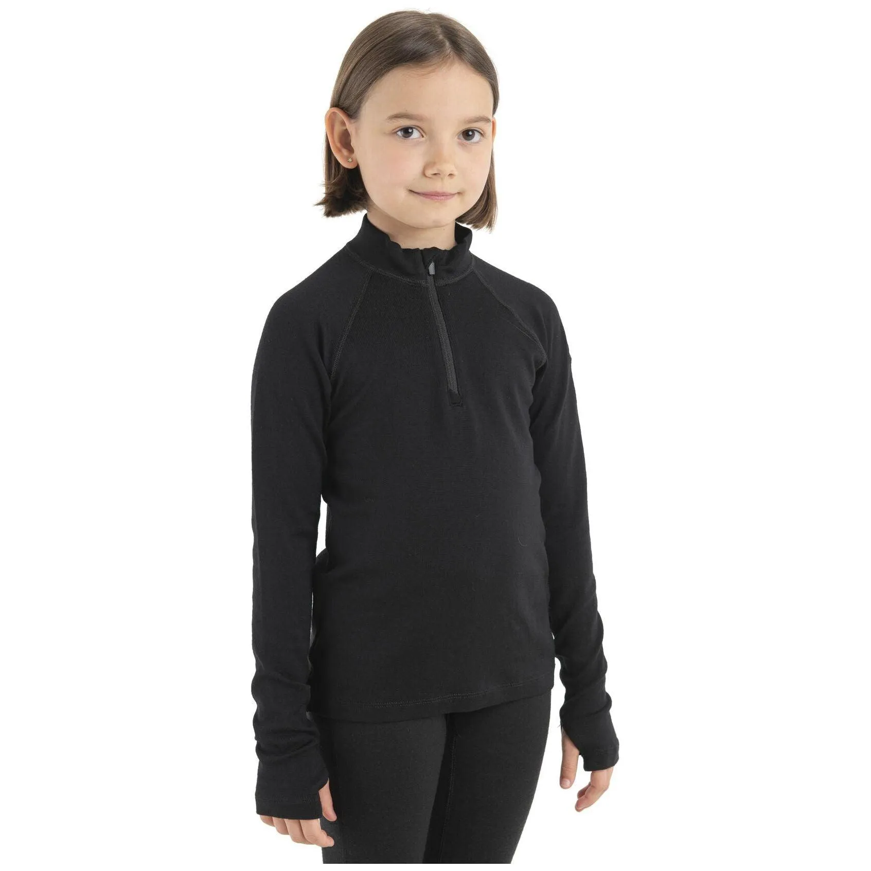 Icebreaker Kid's 260 Tech Long Sleeve Half Zip Thermal Top