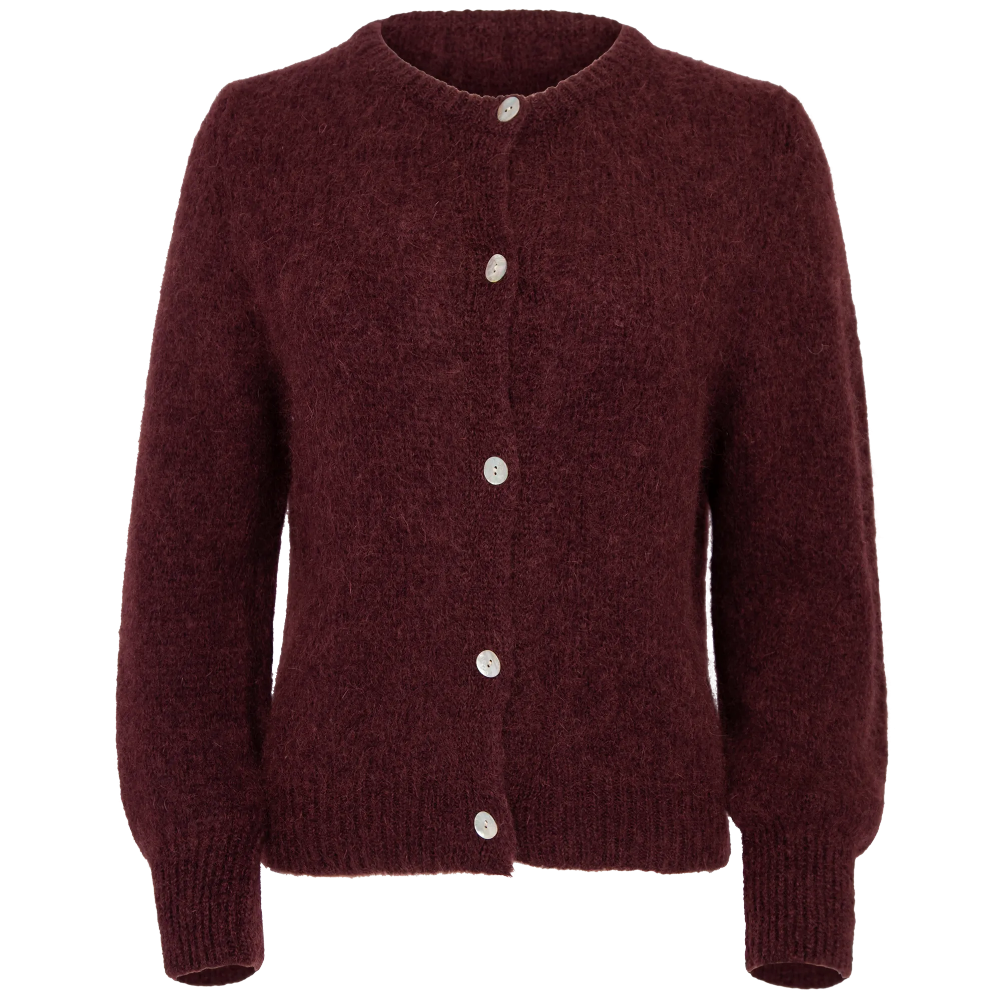 Idaic Cardigan - Bordeaux