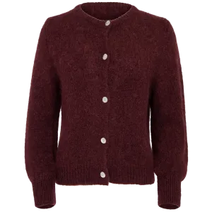 Idaic Cardigan - Bordeaux