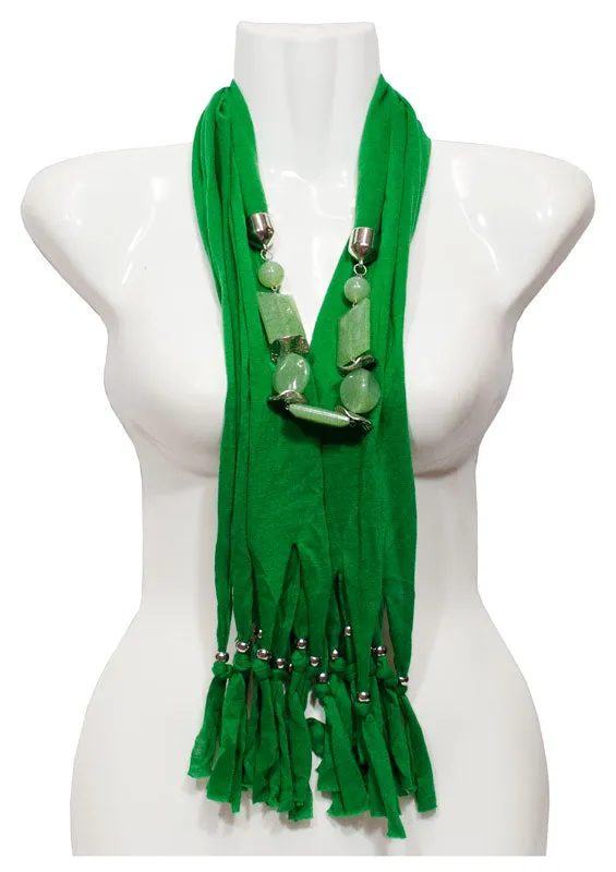 Imitation Jade Beads Pendants Fashion Scarf Wholesale