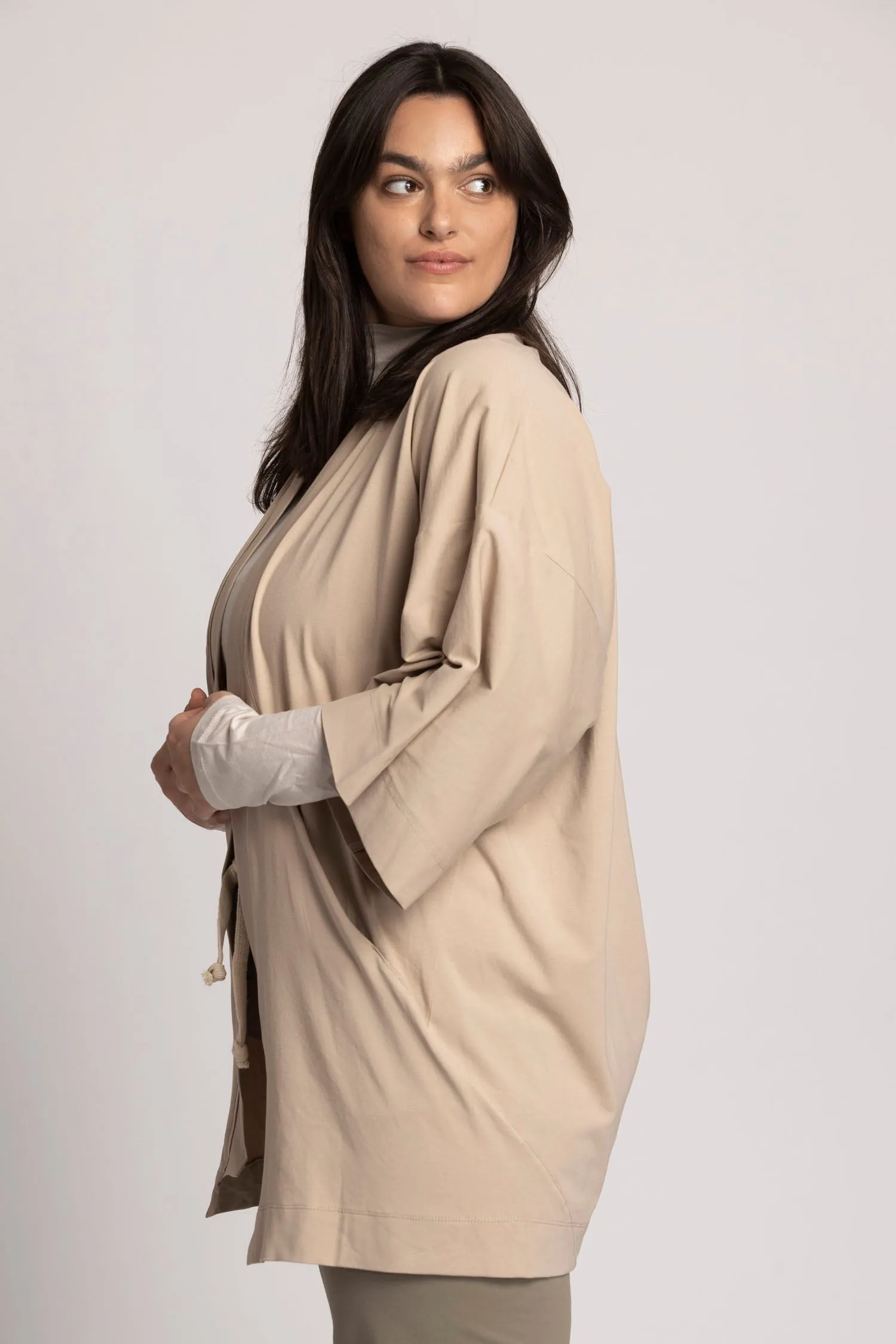 I'mPerfect Organic Cotton Lounge Kimono Cardigan 25%off