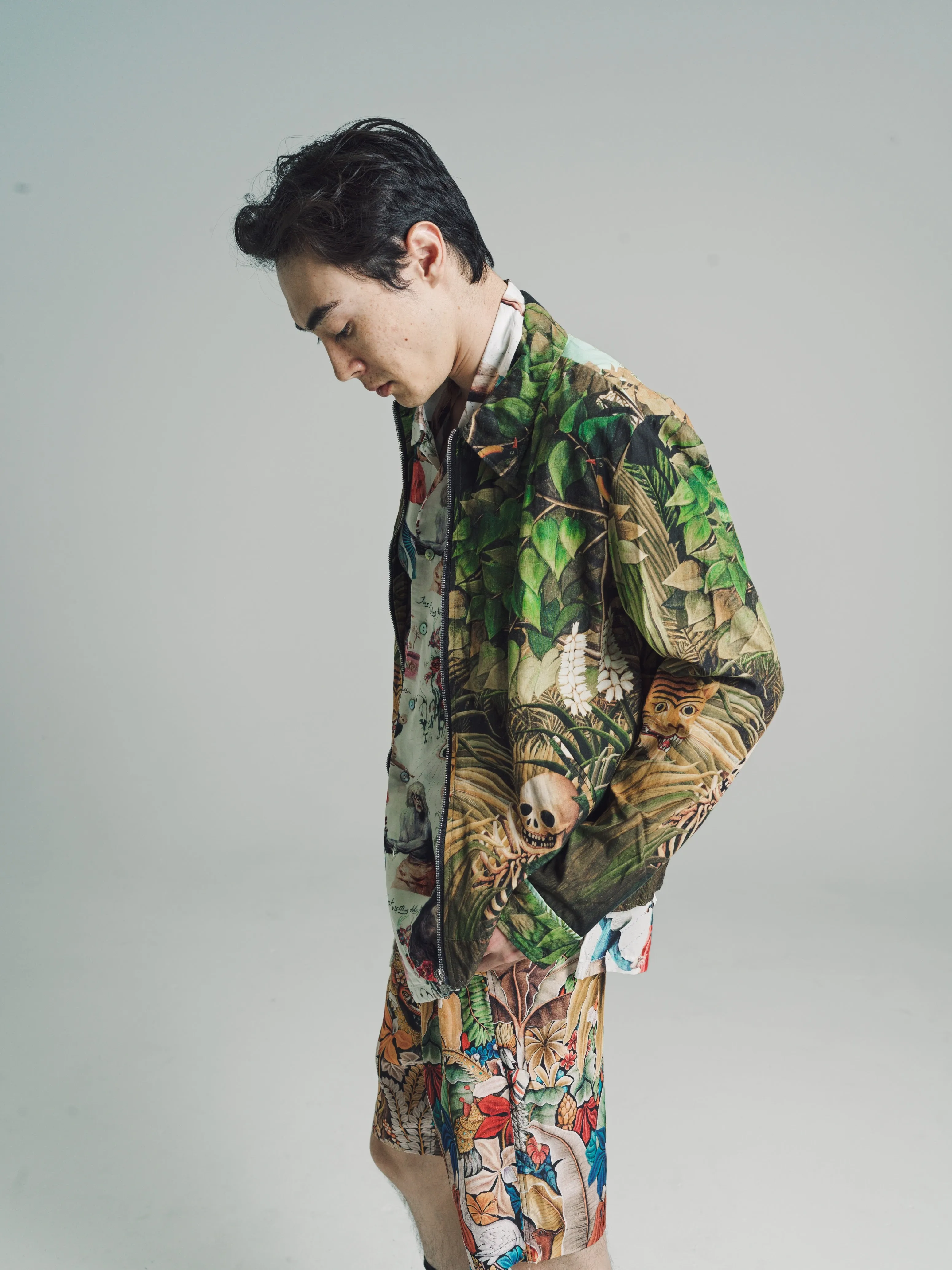 'In The Forest' Zip Blouson Jacket