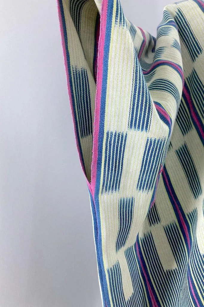Indigo Baoule Cotton Cardigan