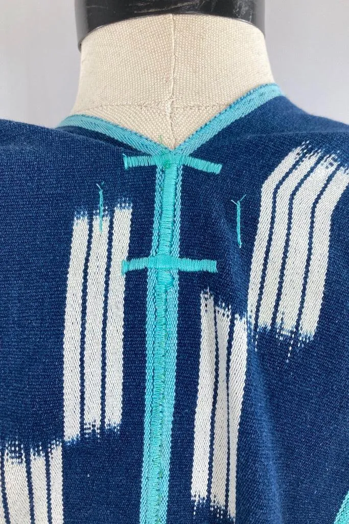 Indigo Cotton Cardigan Kimono