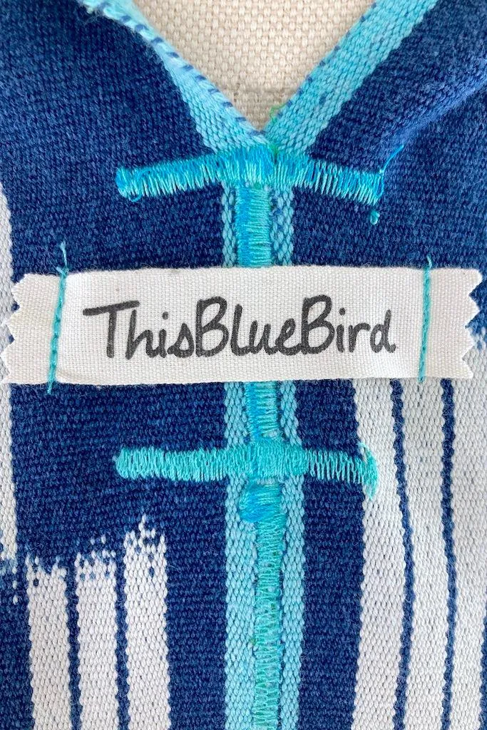 Indigo Cotton Cardigan Kimono
