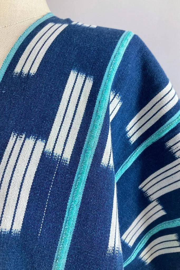 Indigo Cotton Cardigan Kimono