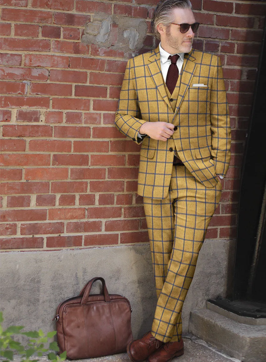 Italian Alter Checks Tweed Suit