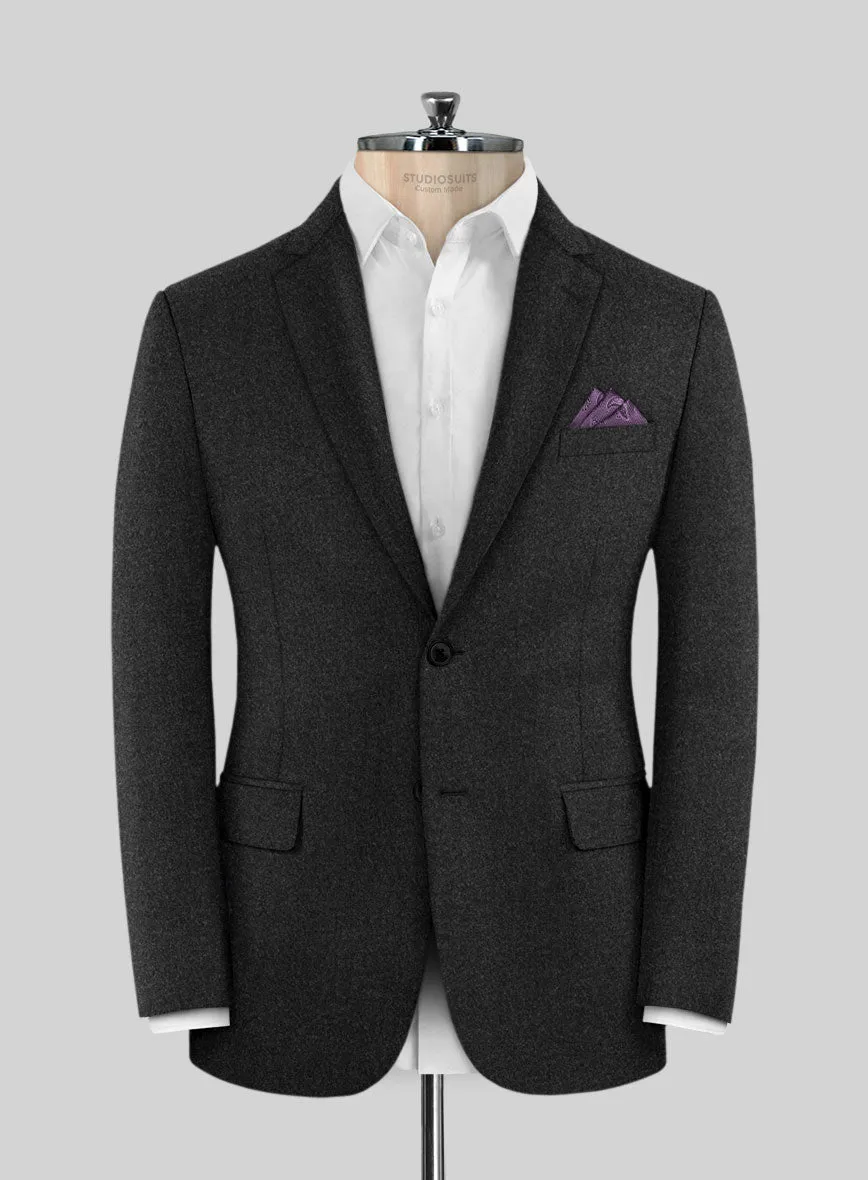 Italian Arllo Charcoal Wool Jacket