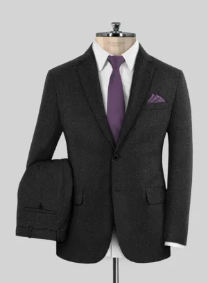 Italian Arllo Charcoal Wool Suit