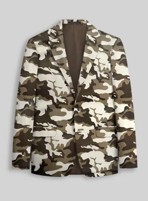 Italian Cotton Montoya Camo Jacket