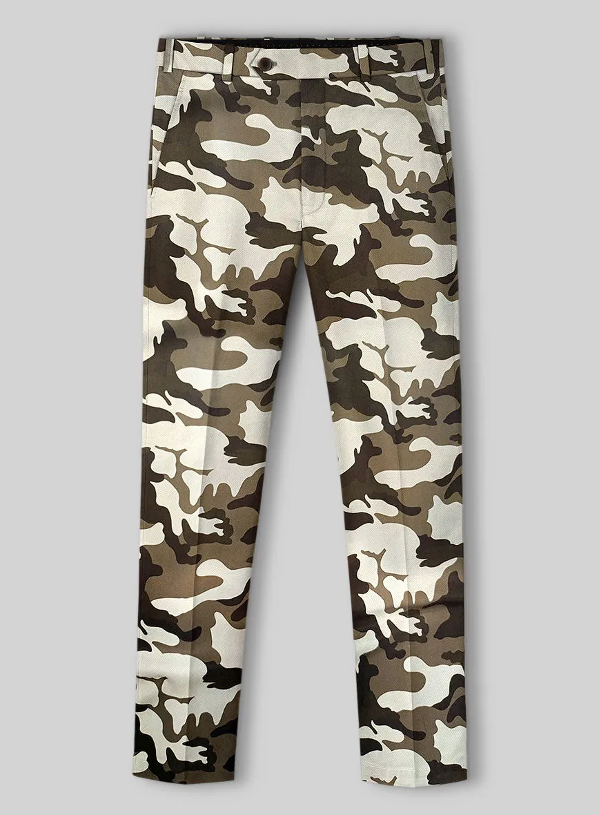Italian Cotton Montoya Camo Suit