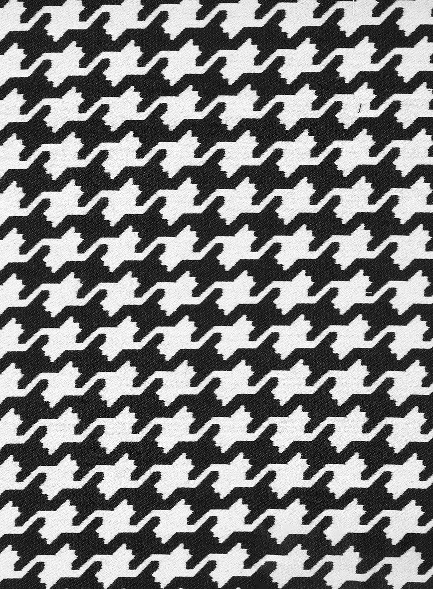 Italian Cotton Silk Bold Houndstooth Suit