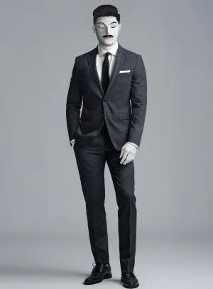 Italian Donegal Blue Wool Suit