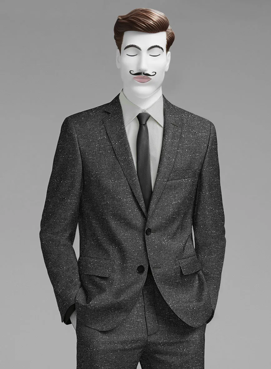 Italian Donegal Gray Wool Suit