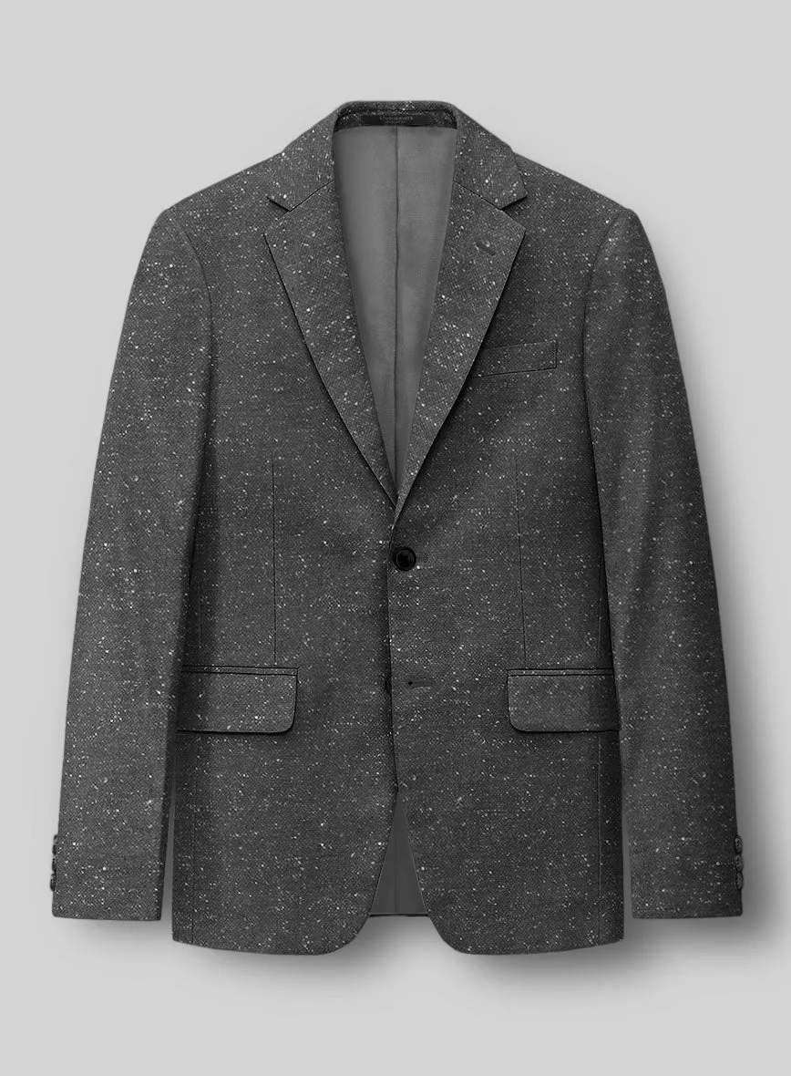 Italian Donegal Gray Wool Suit