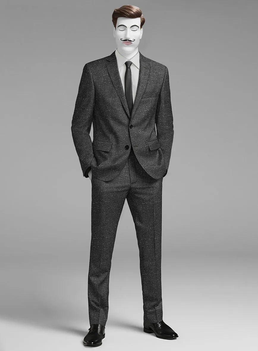 Italian Donegal Gray Wool Suit