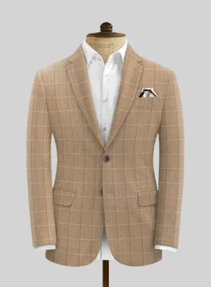 Italian Duami Checks Tweed Jacket