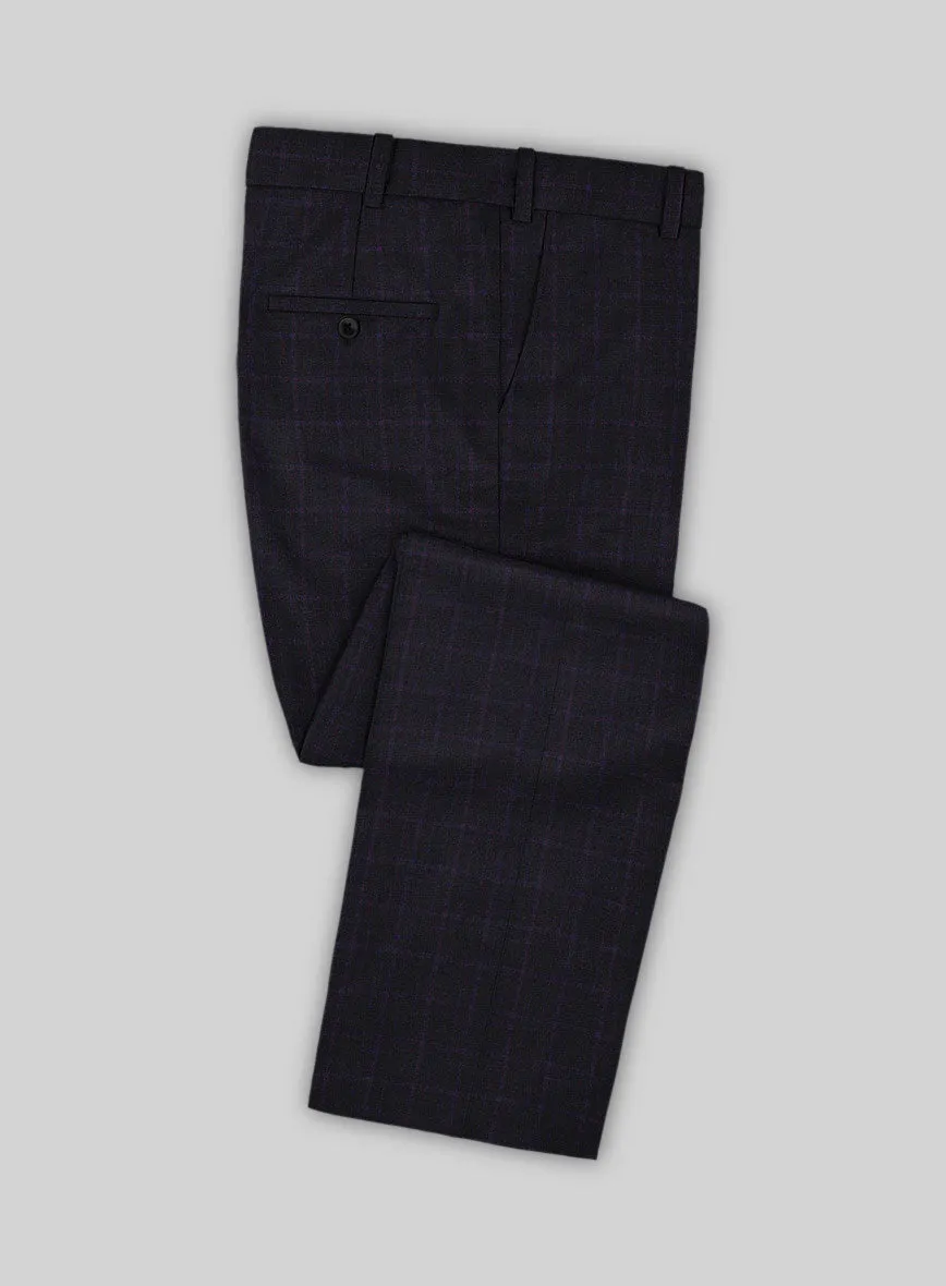 Italian Heliar Midnight Blue Wool Suit