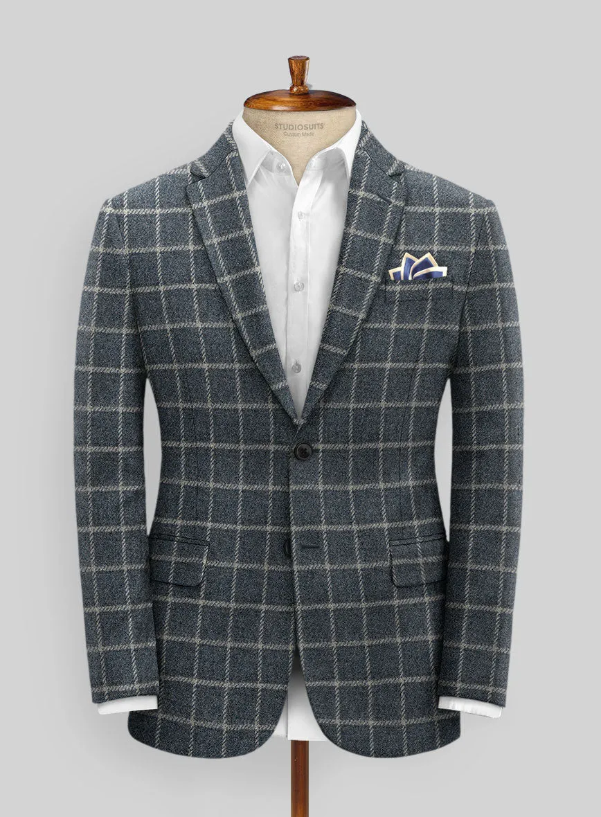 Italian Highlander Emilo Blue Tweed Suit
