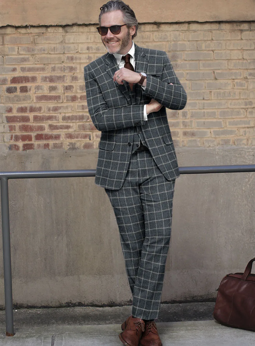 Italian Highlander Emilo Blue Tweed Suit
