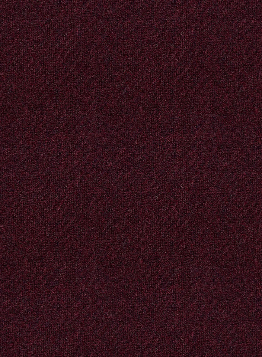 Italian Highlander Wine Tweed Suit