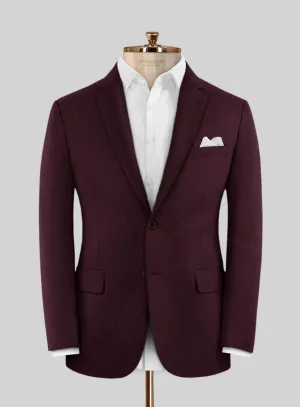Italian Isandi Sangria Wool Jacket