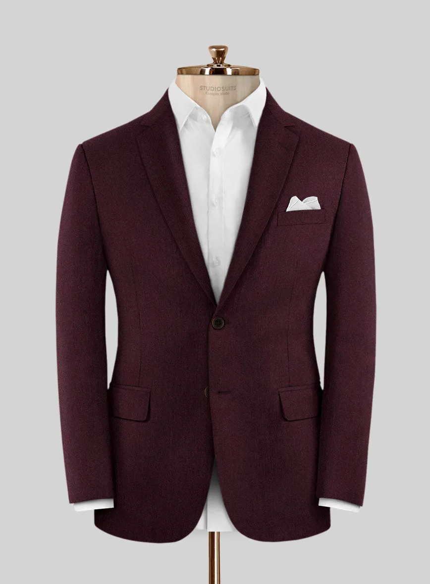 Italian Isandi Sangria Wool Jacket
