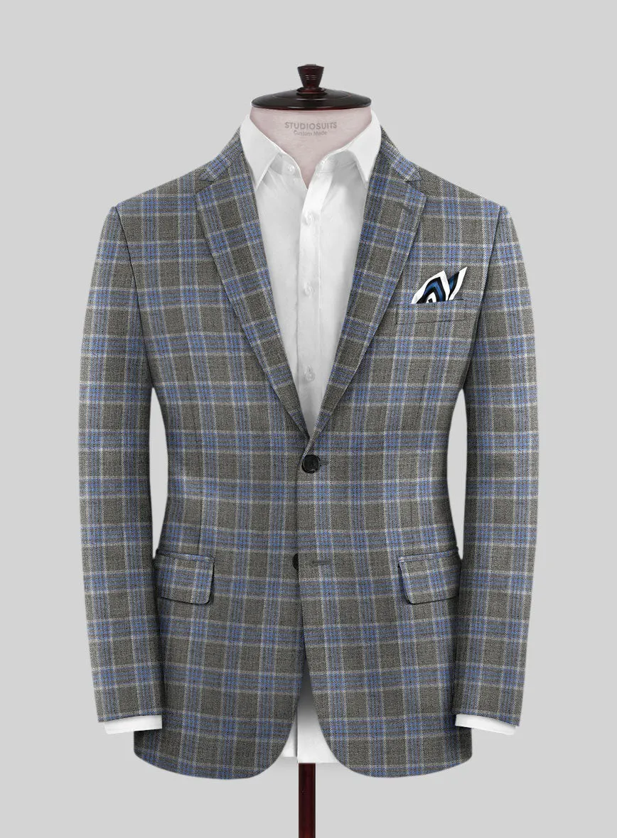 Italian Joa Gray Wool Suit