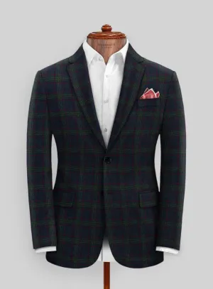 Italian Loza Checks Tweed Jacket
