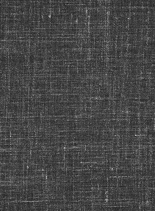 Italian Murano Charcoal Wool Linen Jacket