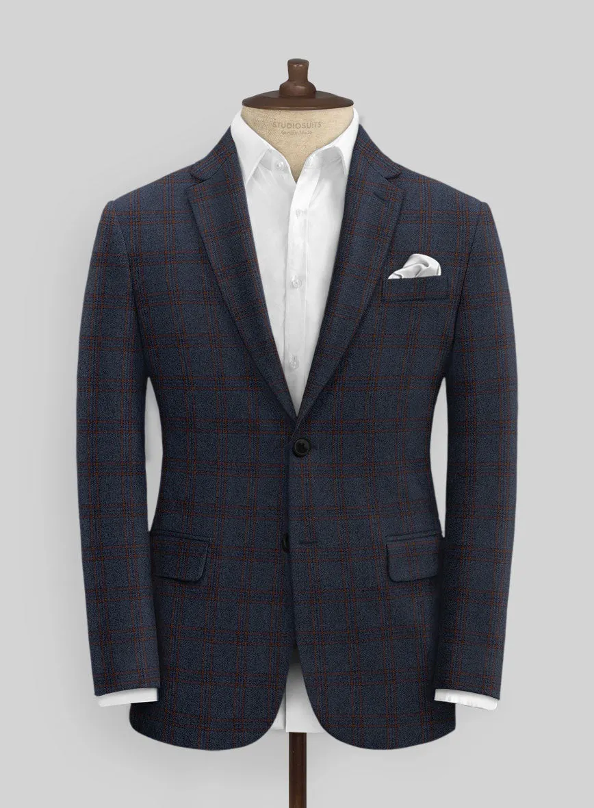 Italian Narciso Check Tweed Suit