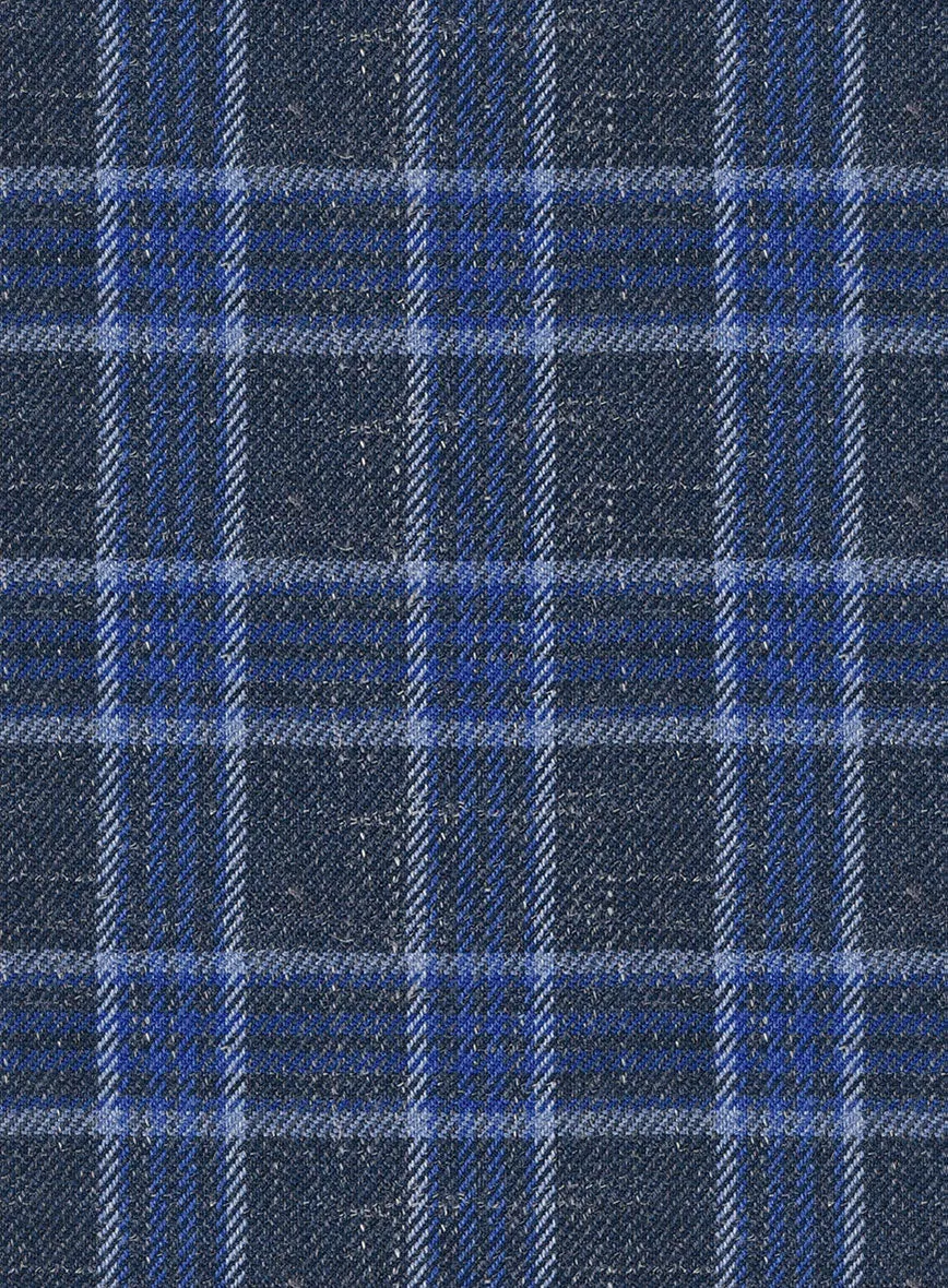 Italian Narodo Blue Wool Suit