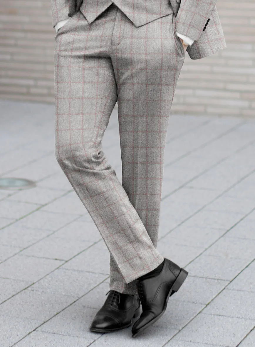 Italian Norezi Gray Wool Suit