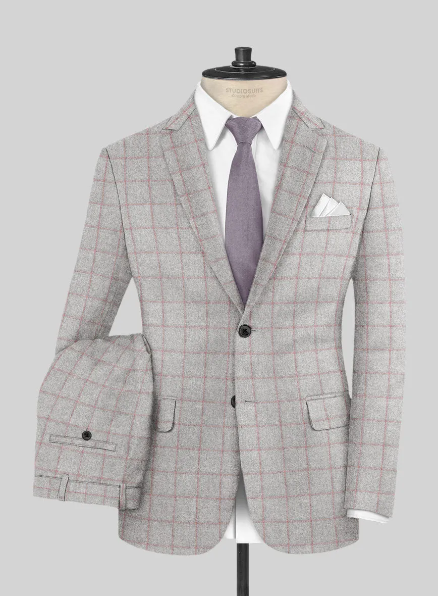 Italian Norezi Gray Wool Suit