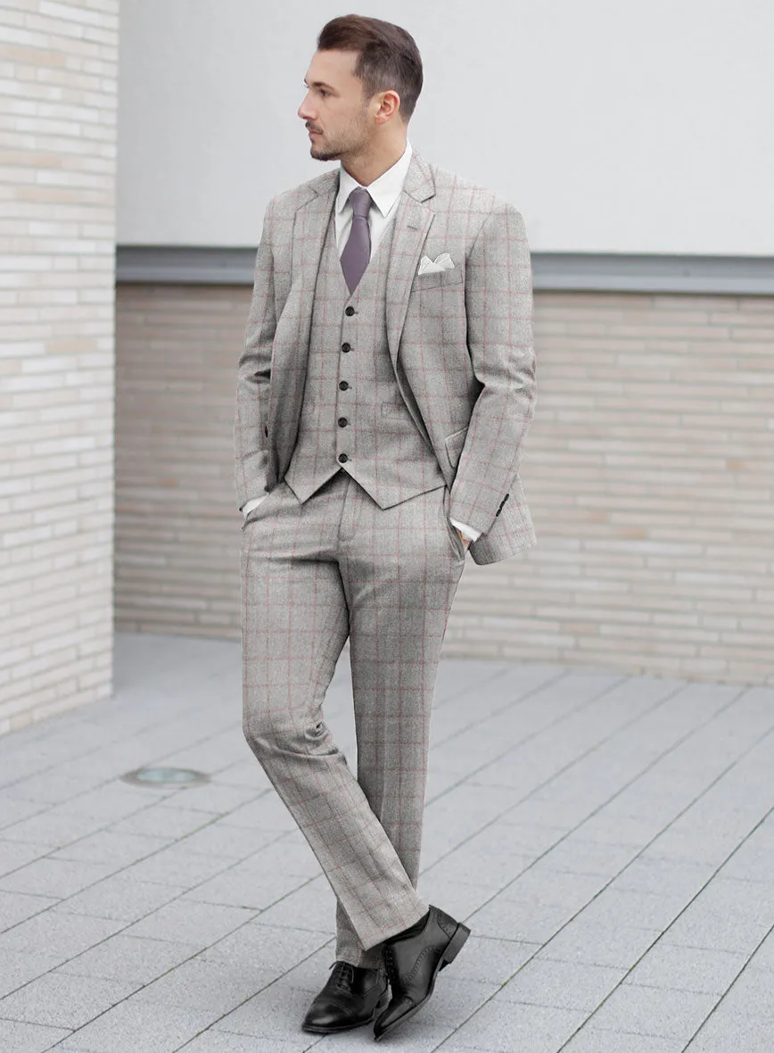 Italian Norezi Gray Wool Suit