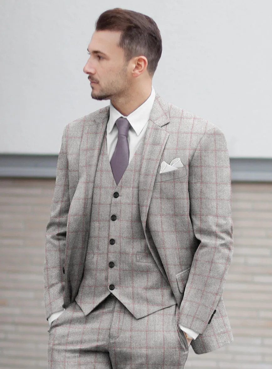 Italian Norezi Gray Wool Suit