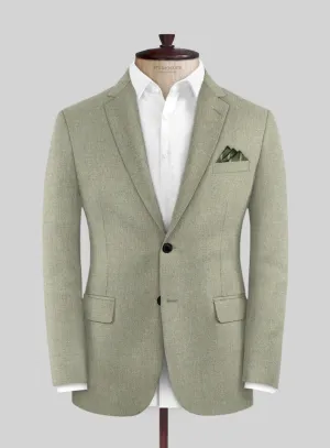 Italian Orfini Summer Green Wool Jacket