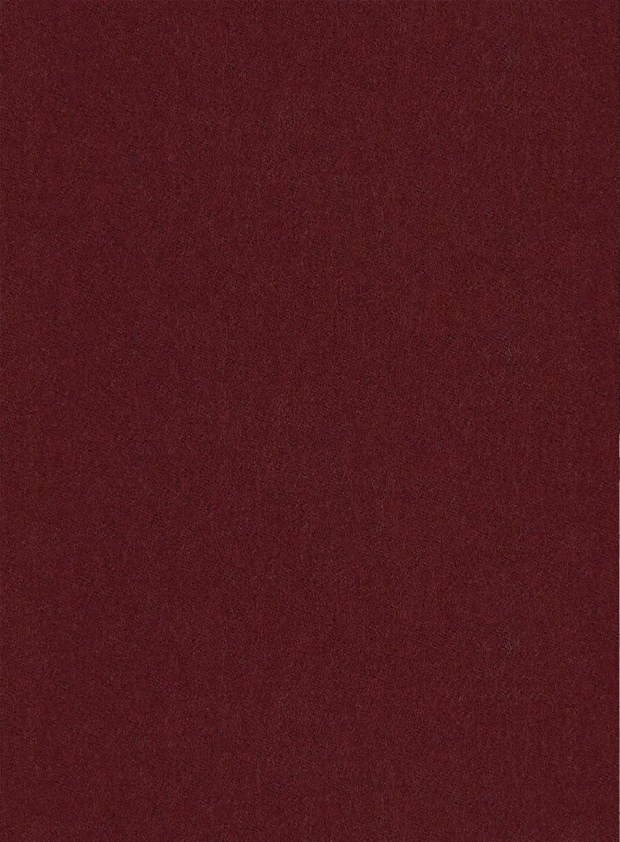 Italian Ospero Maroon Wool Suit
