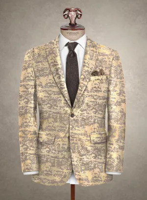 Italian Silk Golden Jacket