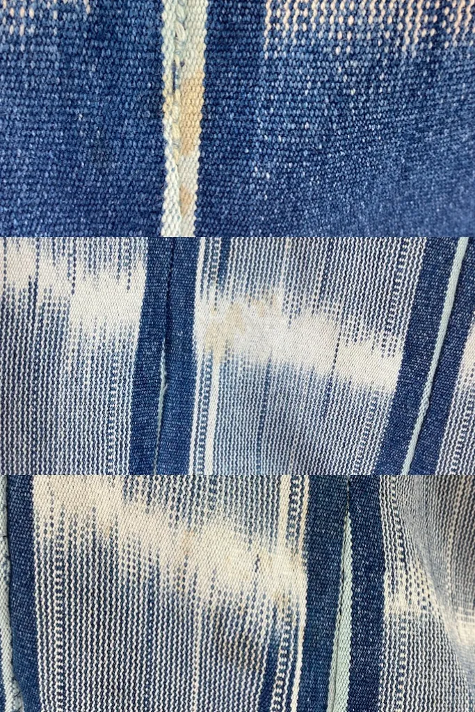 Ivory Coast Blue & White Indigo Cotton Cardigan