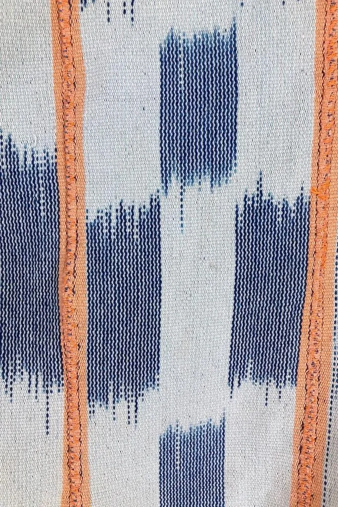 Ivory Coast Chambray Blue & White Indigo Cardigan
