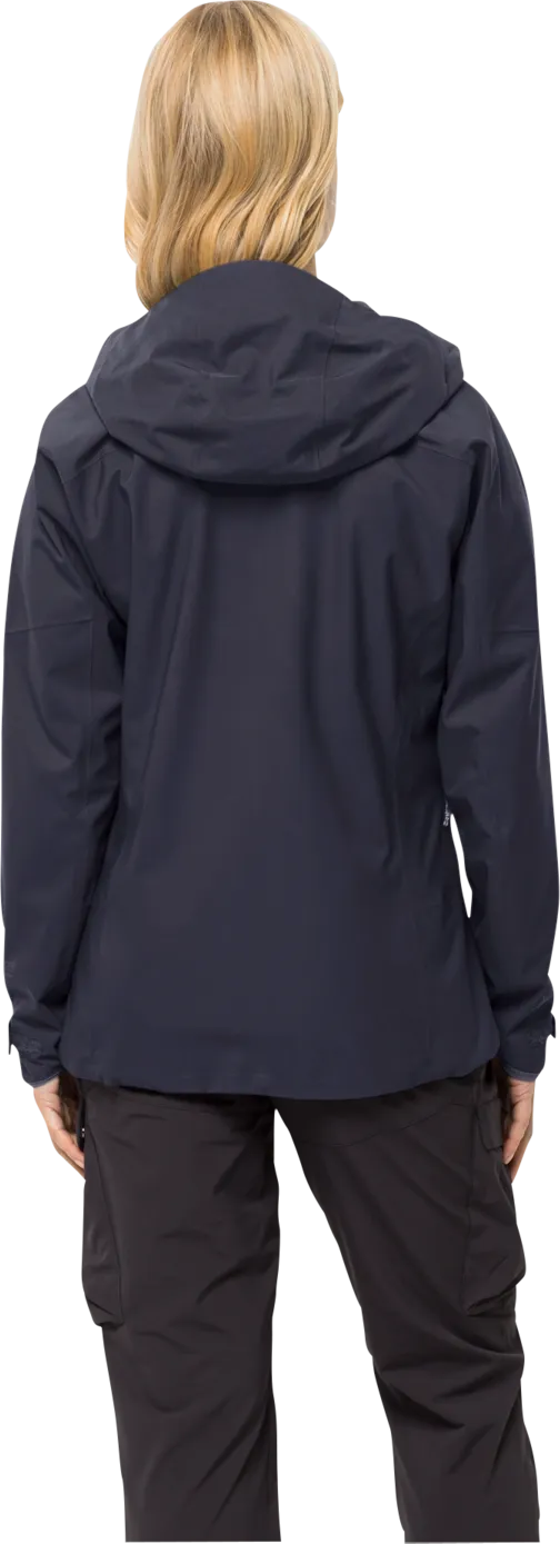 Jack Wolfskin Women&#x27;s Kammweg 2-Layer Jacket Graphite | Buy Jack Wolfskin Women&#x27;s Kammweg 2-Layer Jacket Graphite here | Outnorth